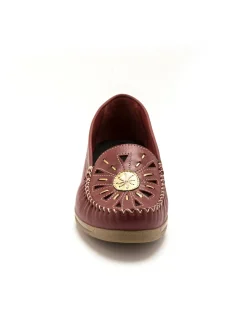 Femme Pédiconfort Mocassins ajourés largeur confort