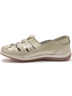 Femme Pédiconfort Mocassins ajourés élastiqués