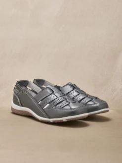 Femme Pédiconfort Mocassins ajourés élastiqués