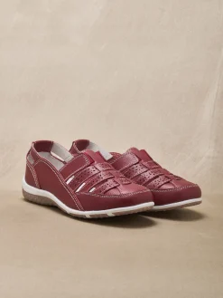 Femme Pédiconfort Mocassins ajourés élastiqués