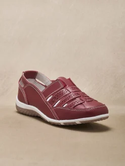 Femme Pédiconfort Mocassins ajourés élastiqués