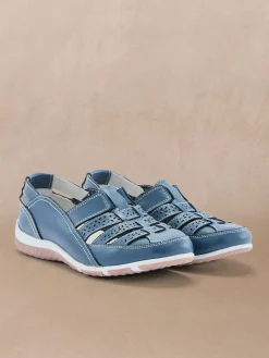 Femme Pédiconfort Mocassins ajourés élastiqués