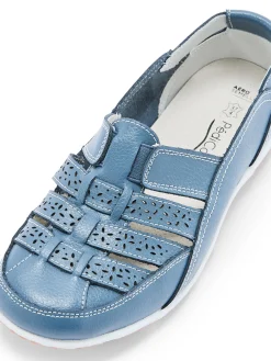 Femme Pédiconfort Mocassins ajourés élastiqués