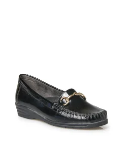 Femme Pédiconfort Mocassins boucle étrier grande largeur