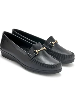 Femme Pédiconfort Mocassins boucle étrier largeur confort