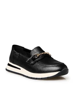 Femme Pédiconfort Mocassins compensées élastiqués côtés