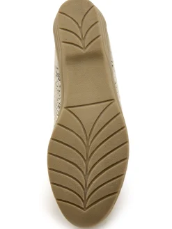 Femme Pédiconfort Mocassins cuir imprimé largeur confort