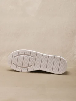 Femme Pédiconfort Mocassins cuir motifs ajourés