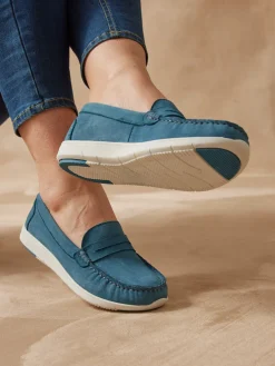 Femme Pédiconfort Mocassins cuir velours