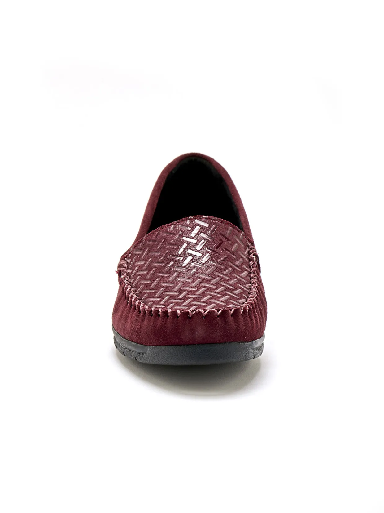 Femme Pédiconfort Mocassins cuir velours grande largeur