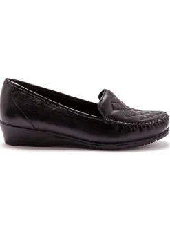 Femme Pédiconfort Mocassins en cuir