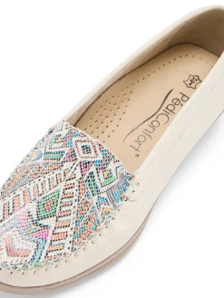 Femme Pédiconfort Mocassins ethniques grande largeur