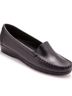 Femme Pédiconfort Mocassins plateau lisse largeur confort