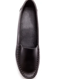 Femme Pédiconfort Mocassins plateau lisse largeur confort