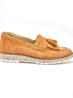 Femme Pédiconfort Mocassins pompons aérosemeelle amovible