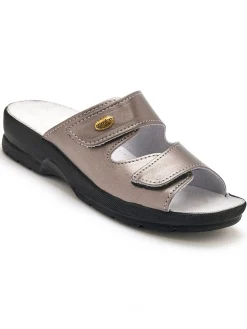 Femme Pédiconfort Mules à scratch extra larges