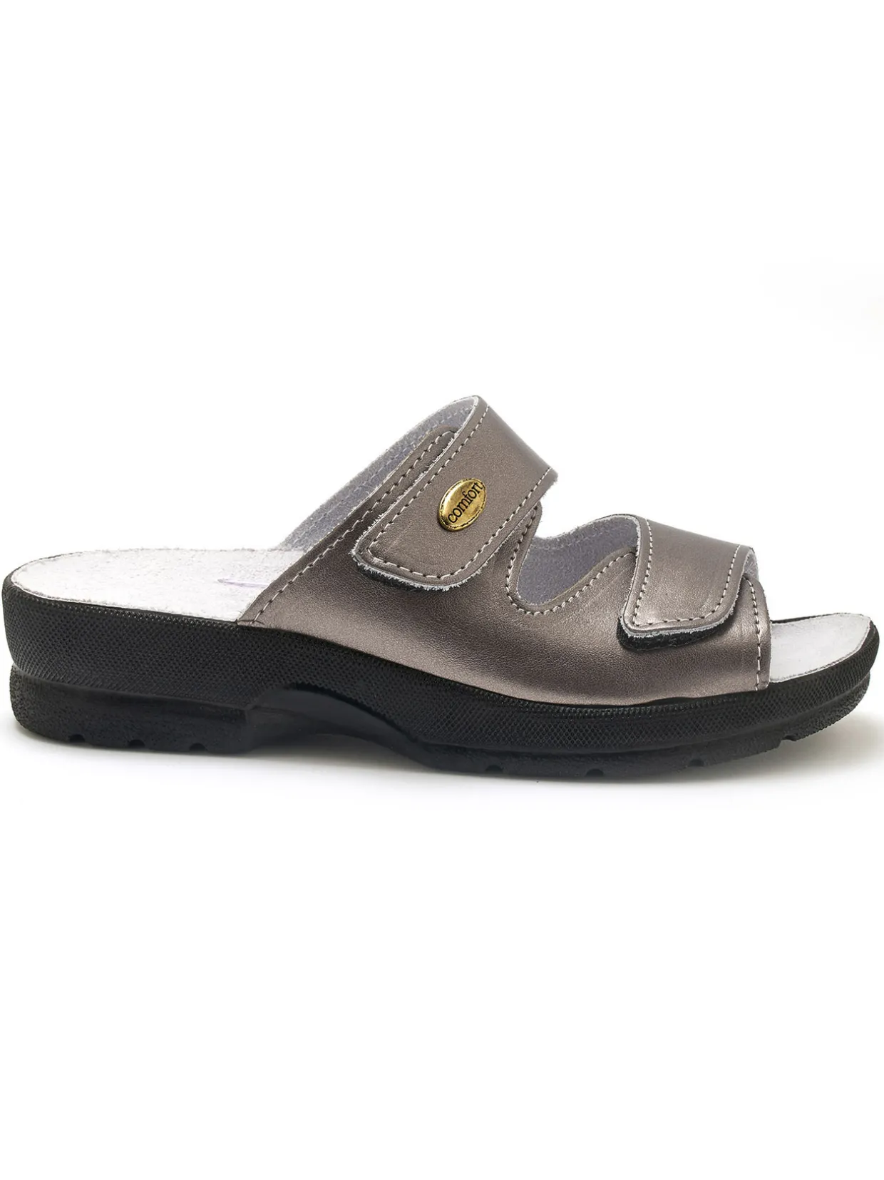 Femme Pédiconfort Mules à scratch extra larges