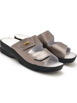 Femme Pédiconfort Mules à scratch extra larges