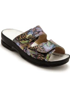 Femme Pédiconfort Mules à scratch extra larges