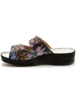 Femme Pédiconfort Mules à scratch extra larges