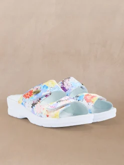 Femme Pédiconfort Mules à scratch extra larges