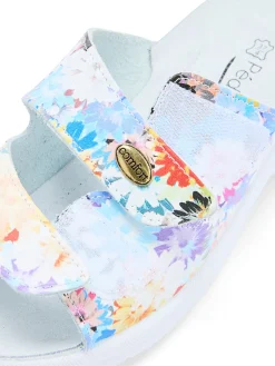 Femme Pédiconfort Mules à scratch extra larges