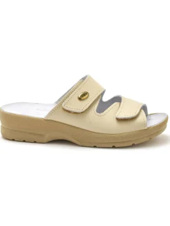 Femme Pédiconfort Mules à scratch extra larges