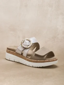 Femme Pédiconfort Mules à scratchs aérosemelle amovible