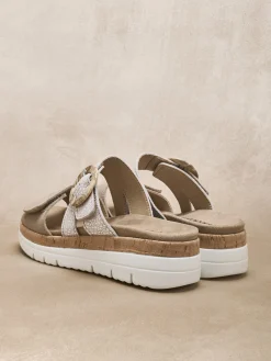 Femme Pédiconfort Mules à scratchs aérosemelle amovible