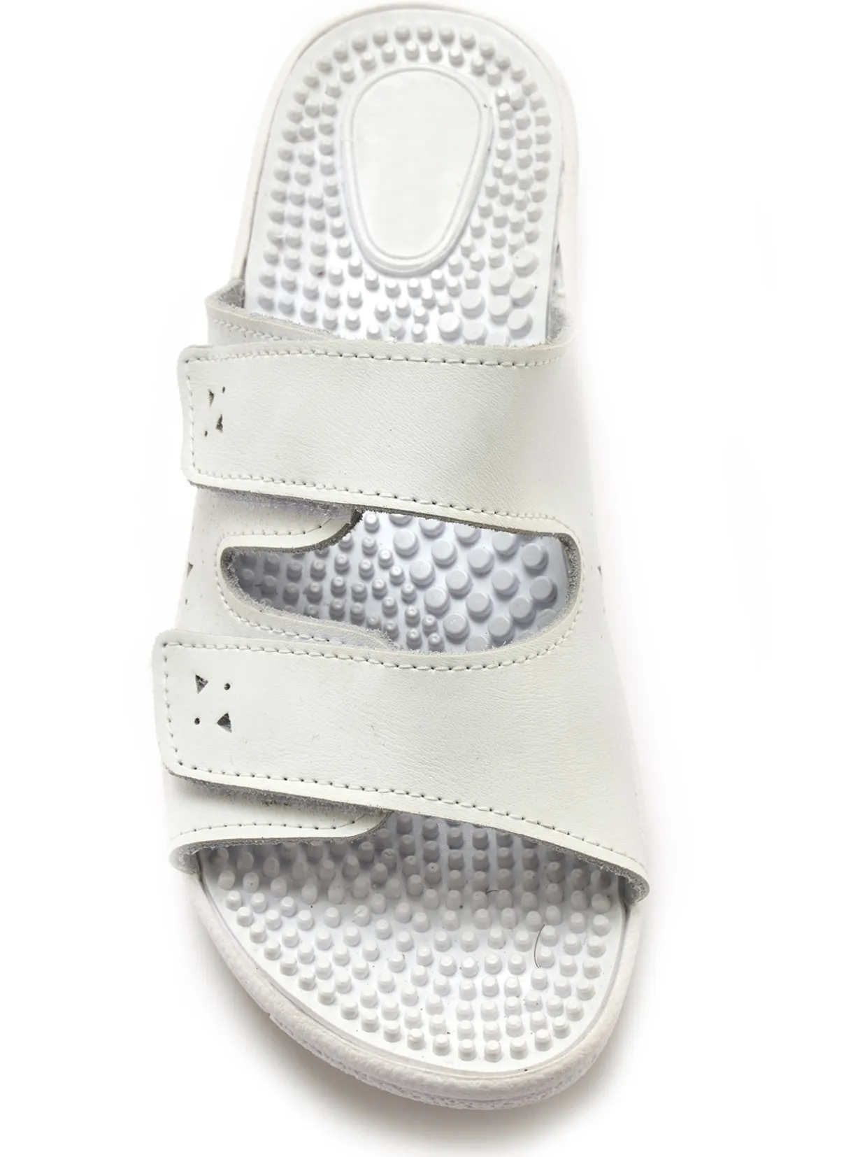 Femme Pédiconfort Mules à scratchs ouverture totale