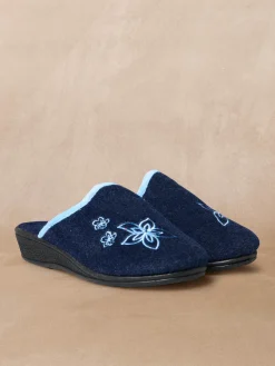 Femme Pédiconfort Mules brodées