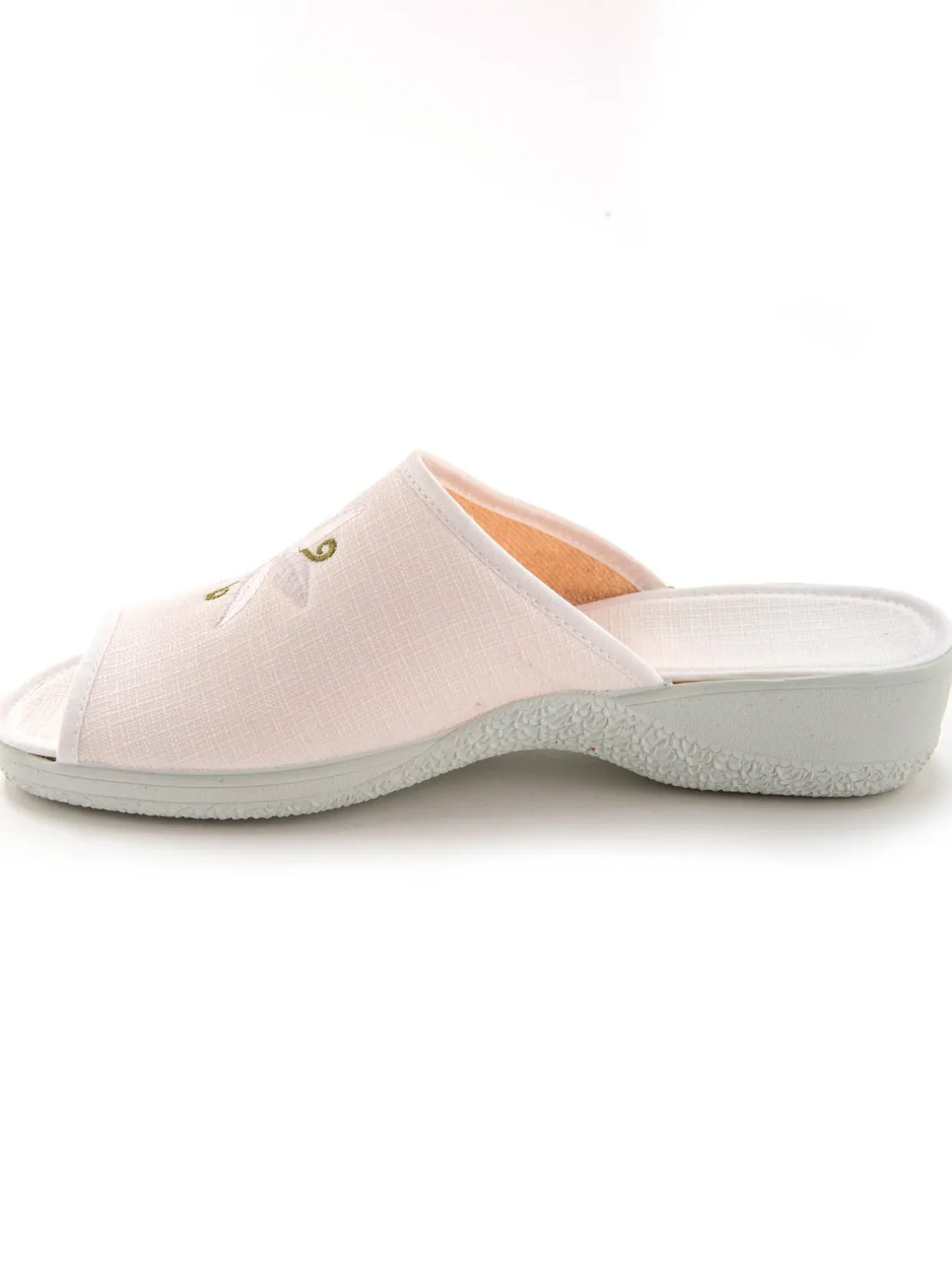 Femme Pédiconfort Mules brodées doublure éponge