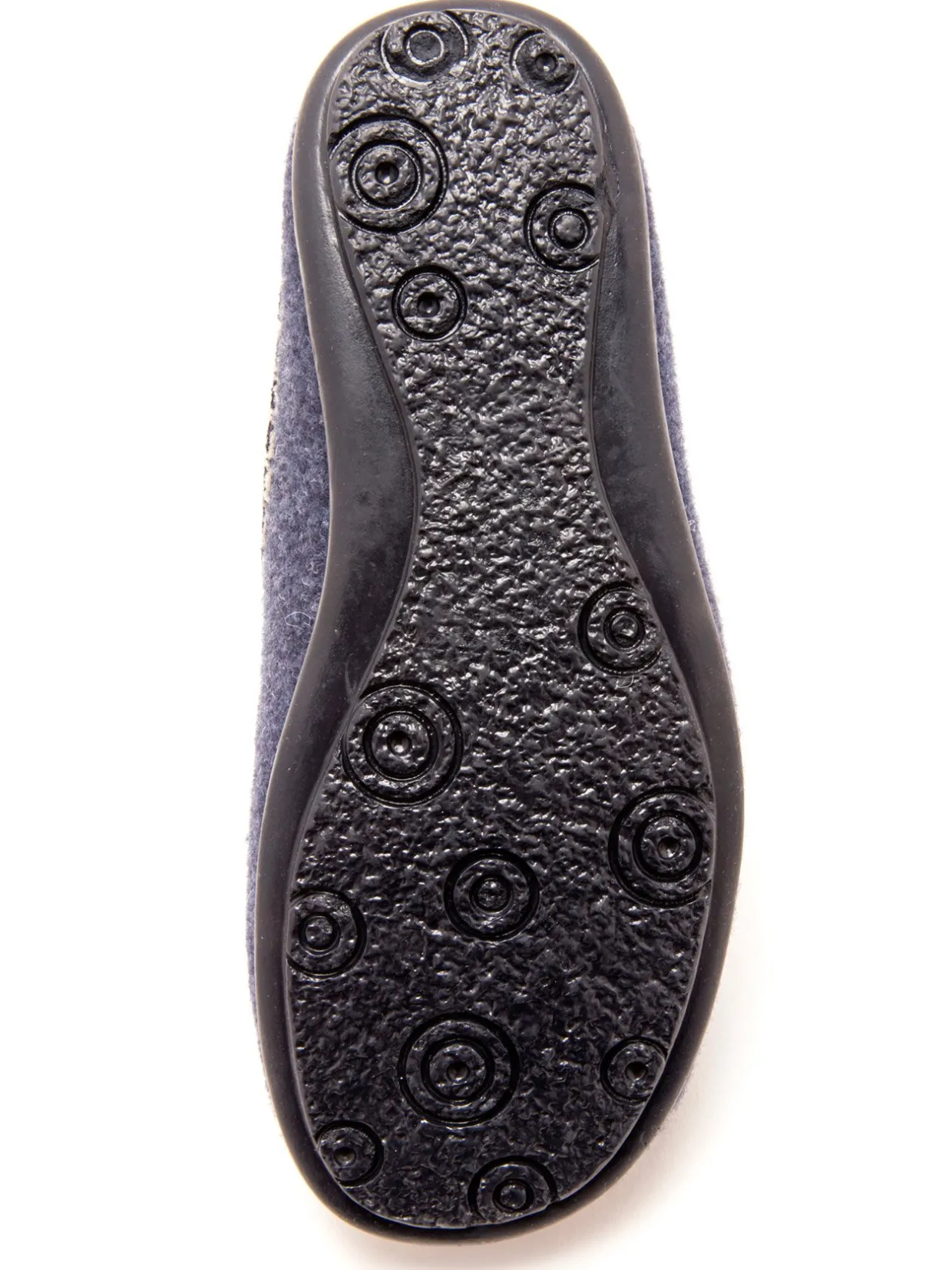 Femme Pédiconfort Mules brodées grande largeur