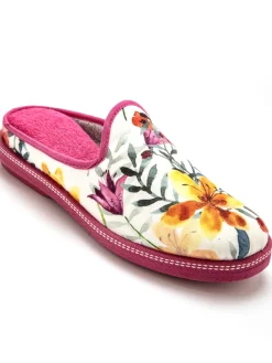 Femme Pédiconfort Mules coton et éponge