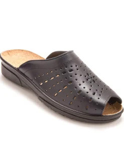 Femme Pédiconfort Mules en cuir à galbe anatomique