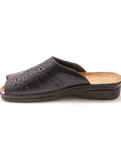 Femme Pédiconfort Mules en cuir à galbe anatomique