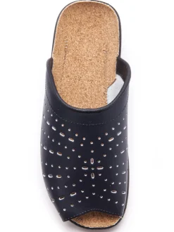 Femme Pédiconfort Mules en cuir à galbe anatomique