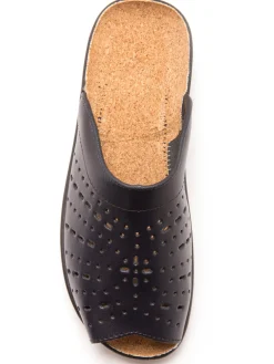 Femme Pédiconfort Mules en cuir à galbe anatomique