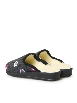 Femme Pédiconfort Mules entièrement fourrées laine