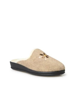 Femme Pédiconfort Mules entièrement fourrées laine