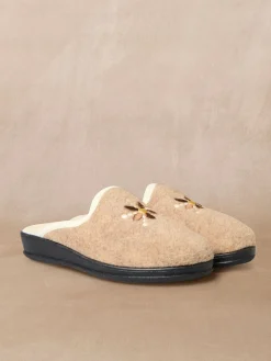 Femme Pédiconfort Mules entièrement fourrées laine