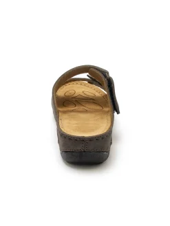 Femme Pédiconfort Mules fantaisie à patte scratch