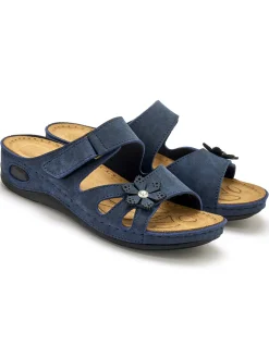 Femme Pédiconfort Mules fantaisie à patte scratch