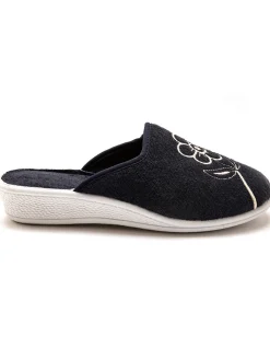 Femme Pédiconfort Mules fermées brodées