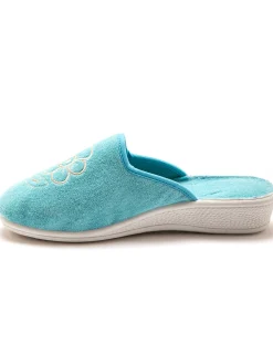 Femme Pédiconfort Mules fermées brodées