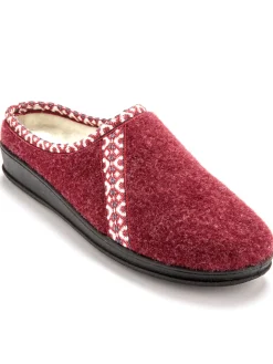 Femme Pédiconfort Mules fourrés laine majoritaire