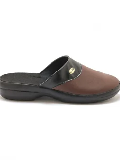 Homme Pédiconfort Mules mixtes cuir intérieur éponge