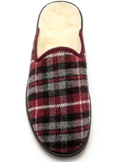 Homme Pédiconfort Mules mixtes fourrées laine majoritaire