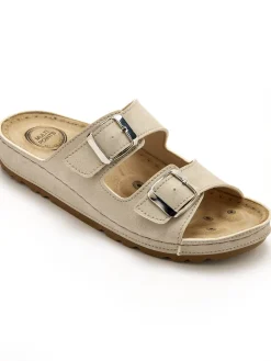 Femme Pédiconfort Mules réflexologie extra larges