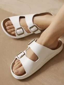 Femme Pédiconfort Mules réflexologie extra larges